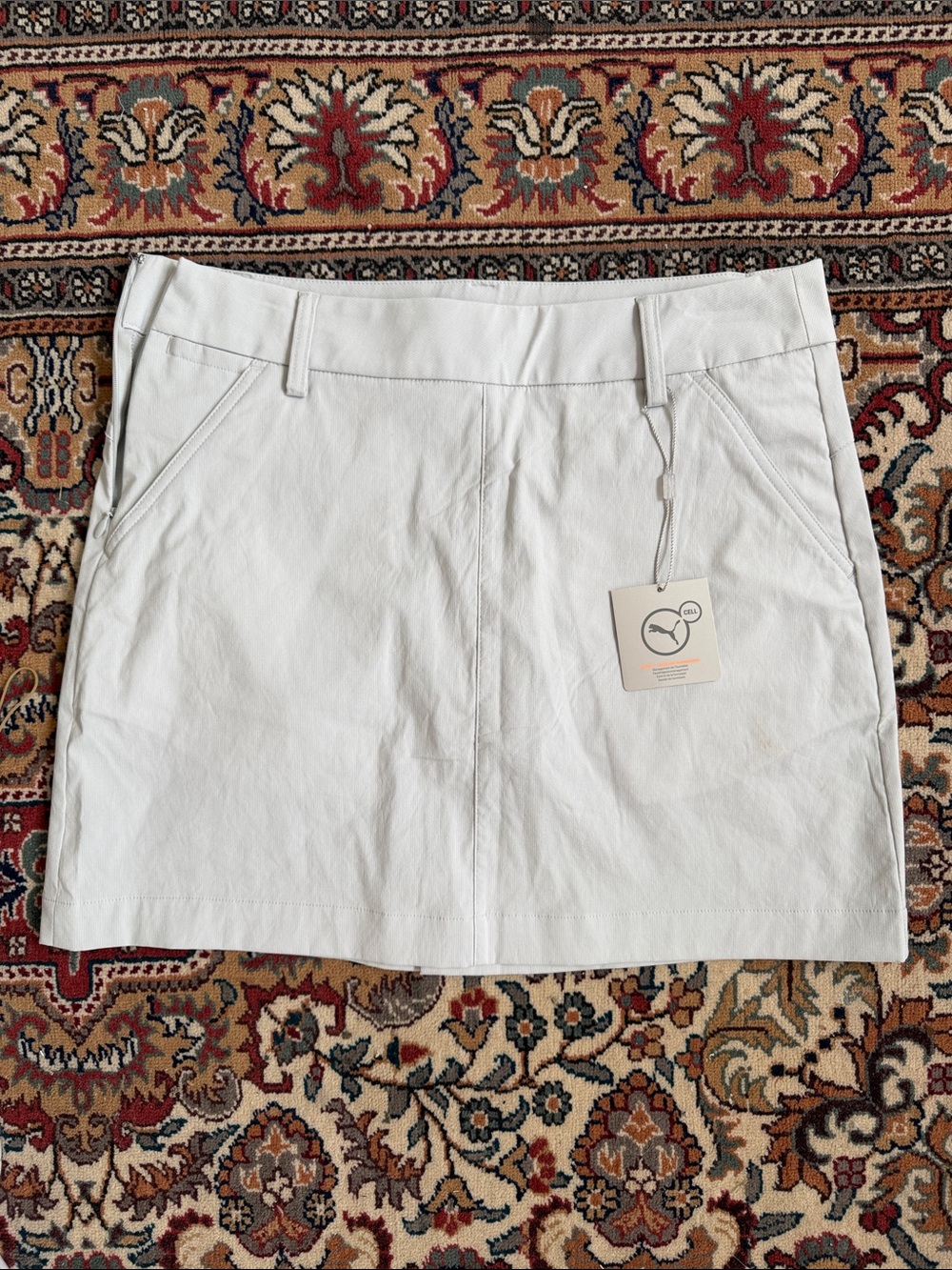 PUMA Dry-cell Gray-Beige Golf Skirt w/Shorts